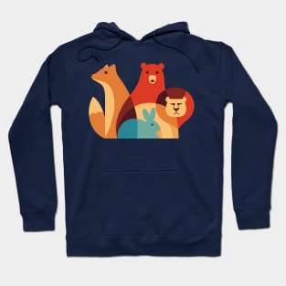 Minimalist Animals Hoodie